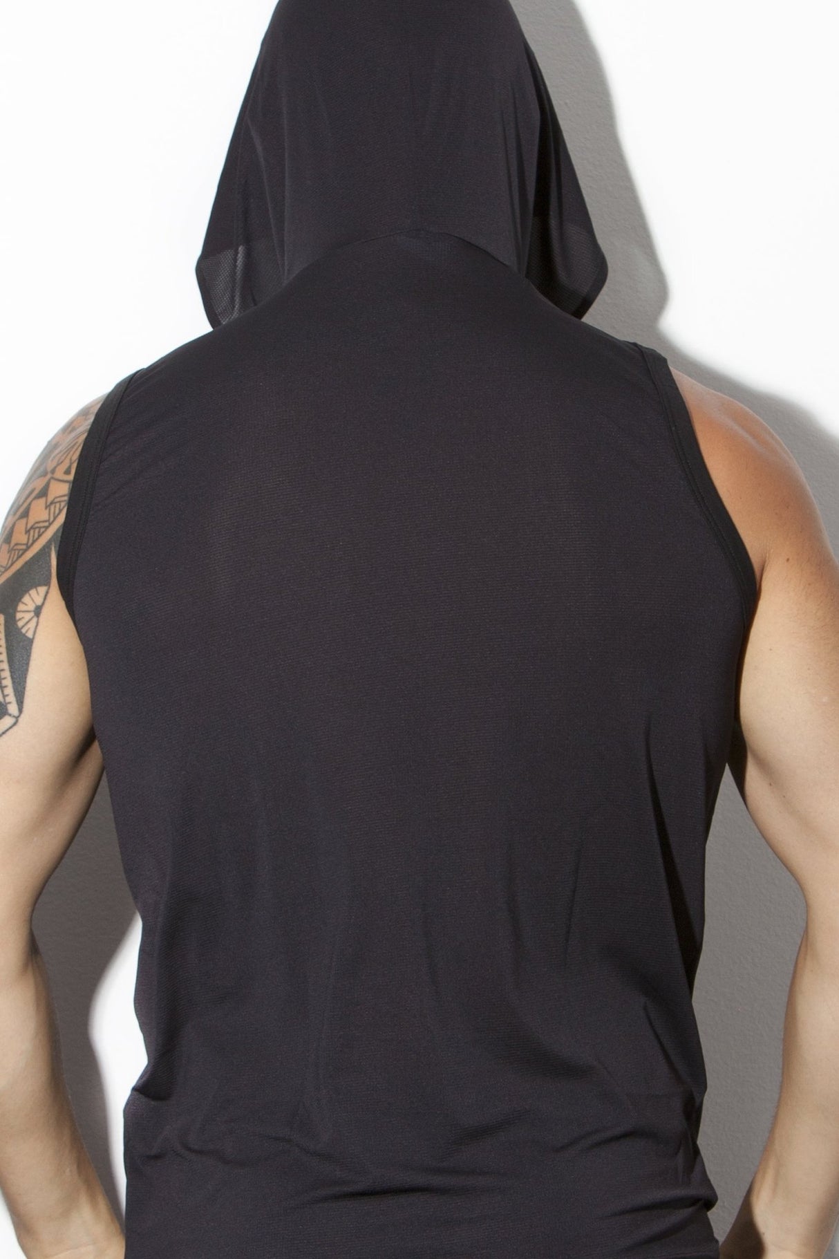 Alexander Cobb Sleeveless Sport Hoody Black - FETCH