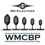 Mr S Leather WMCBP Silicone Butt Plug Large