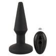 Anos Remote Control Inflatable Butt Plug 5.75 Inch Black - FETCH