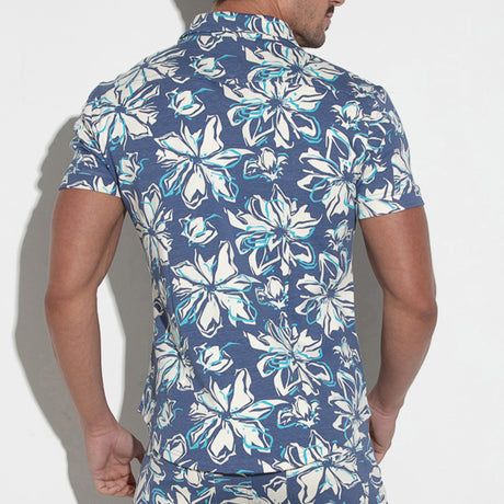 Code 22 Slim Fit Shirt Aqua