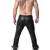 Cellblock 13 Axis Coated Zipper Pants Black