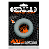 Oxballs Axis Grip Hold Cock Ring Clear Ice