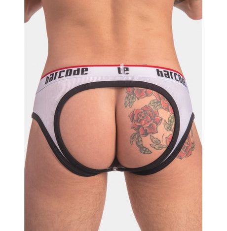 Barcode Berlin Backless Brief Maxime White Black