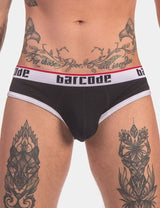 Barcode Berlin Backless Brief Maxime Black White