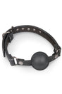 EasyToys Ball Gag with Large Silicone Ball Black