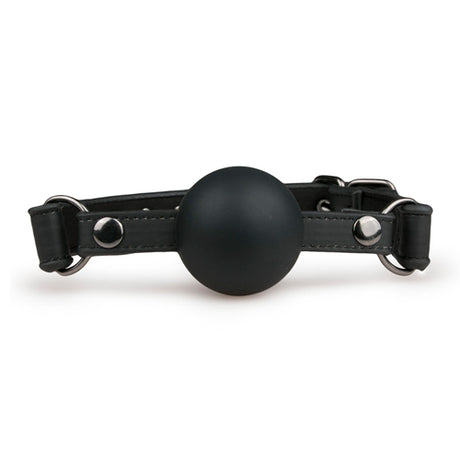 EasyToys Ball Gag with Large Silicone Ball Black