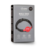 EasyToys Ball Gag with PVC Ball Red