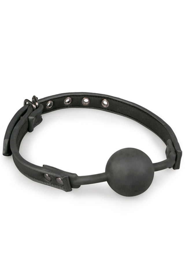 EasyToys Ball Gag with Silicone Ball Black