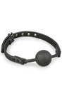 EasyToys Ball Gag with Silicone Ball Black