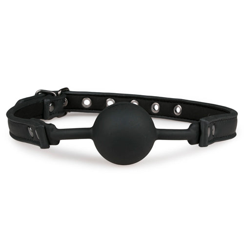 EasyToys Ball Gag with Silicone Ball Black