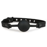 EasyToys Ball Gag with Silicone Ball Black