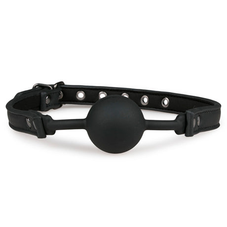 EasyToys Ball Gag with Silicone Ball Black