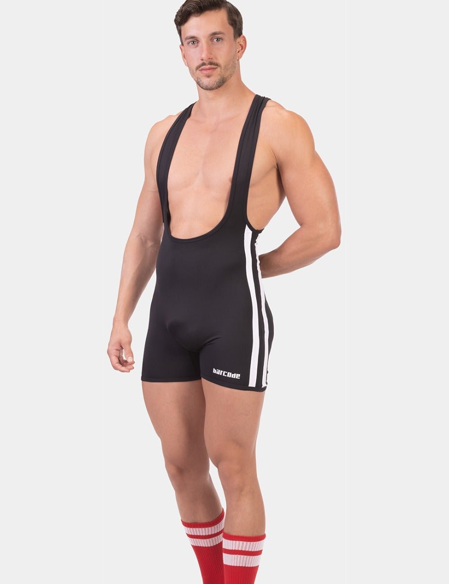 Barcode Berlin Backless Singlet Dastin Black White