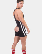 Barcode Berlin Backless Singlet Dastin Black White