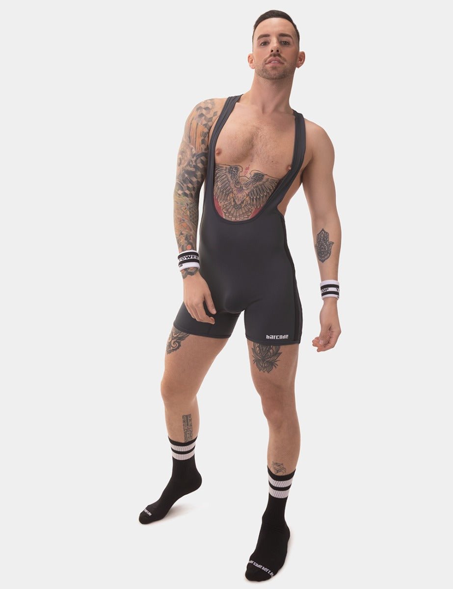 Barcode Berlin Backless Singlet Dastin Titanium Black