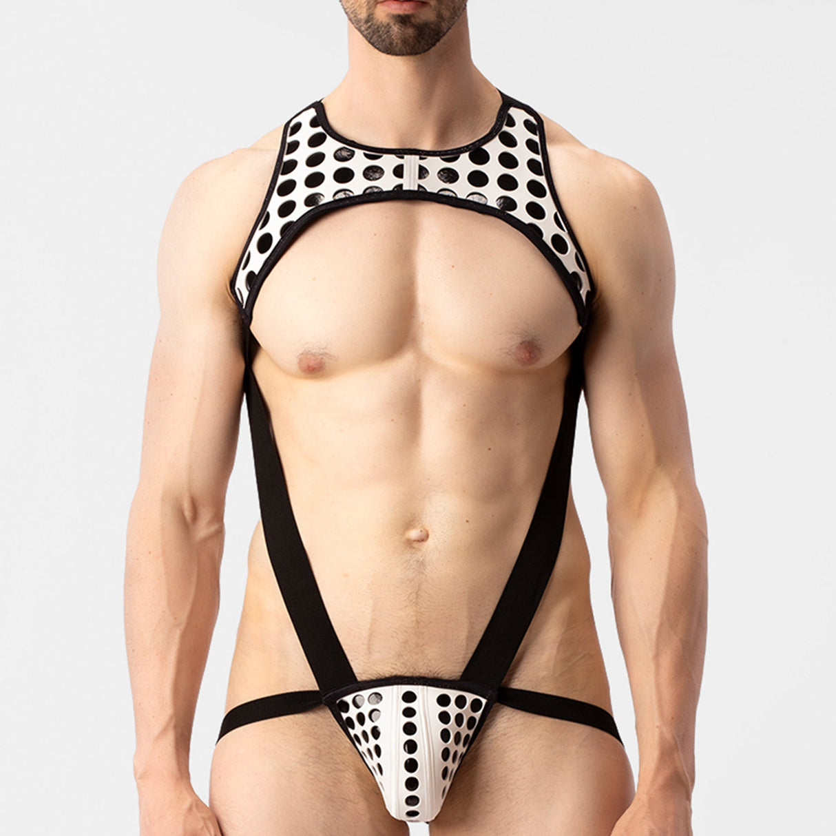 Barcode Berlin Body Harness Lola Black White