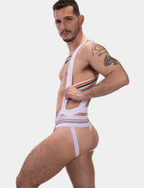 Barcode Berlin Body Harness Pride White