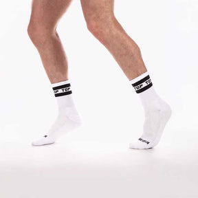 Barcode Berlin Fashion Half Socks Top White Black
