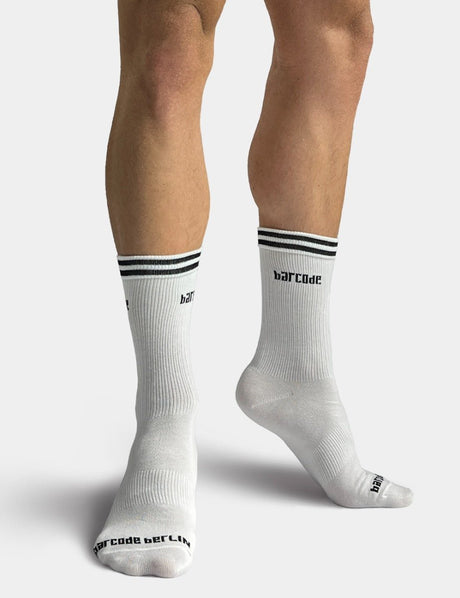 Barcode Berlin Festival Socks White Black