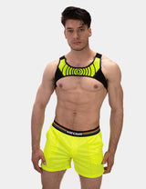 Barcode Berlin Harness Vacal Black Neon Green