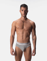 Barcode Berlin Hip Brief Grey White