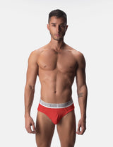 Barcode Berlin Hip Brief Red White