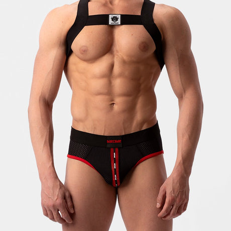 Barcode Berlin Mesh Brief Sicile Black Red