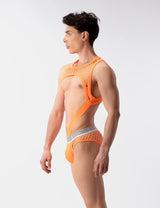 Barcode Berlin Mesh Harness Almas Neon Orange - FETCH