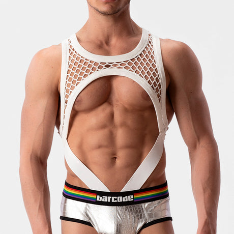 Barcode Berlin Mesh Harness Almas White