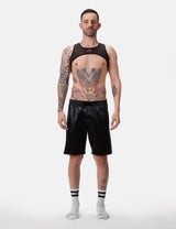 Barcode Berlin Pleated Short Rub Black - FETCH