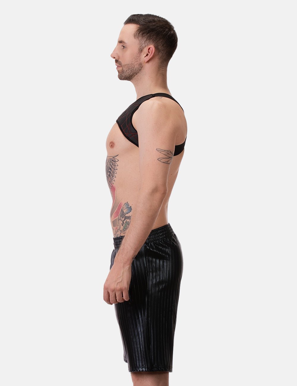 Barcode Berlin Pleated Short Rub Black - FETCH