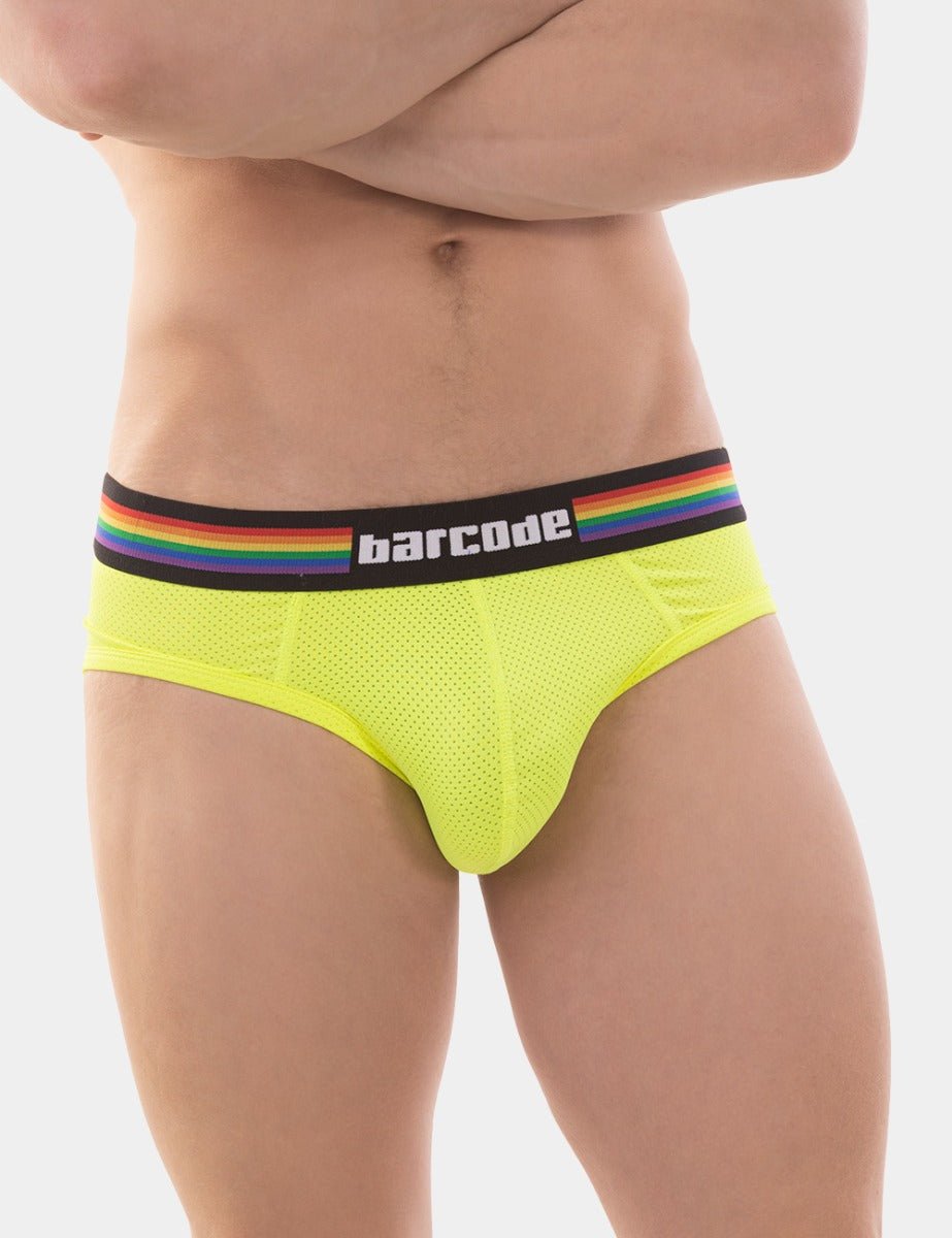 Barcode Berlin Pride Brief Neon Green