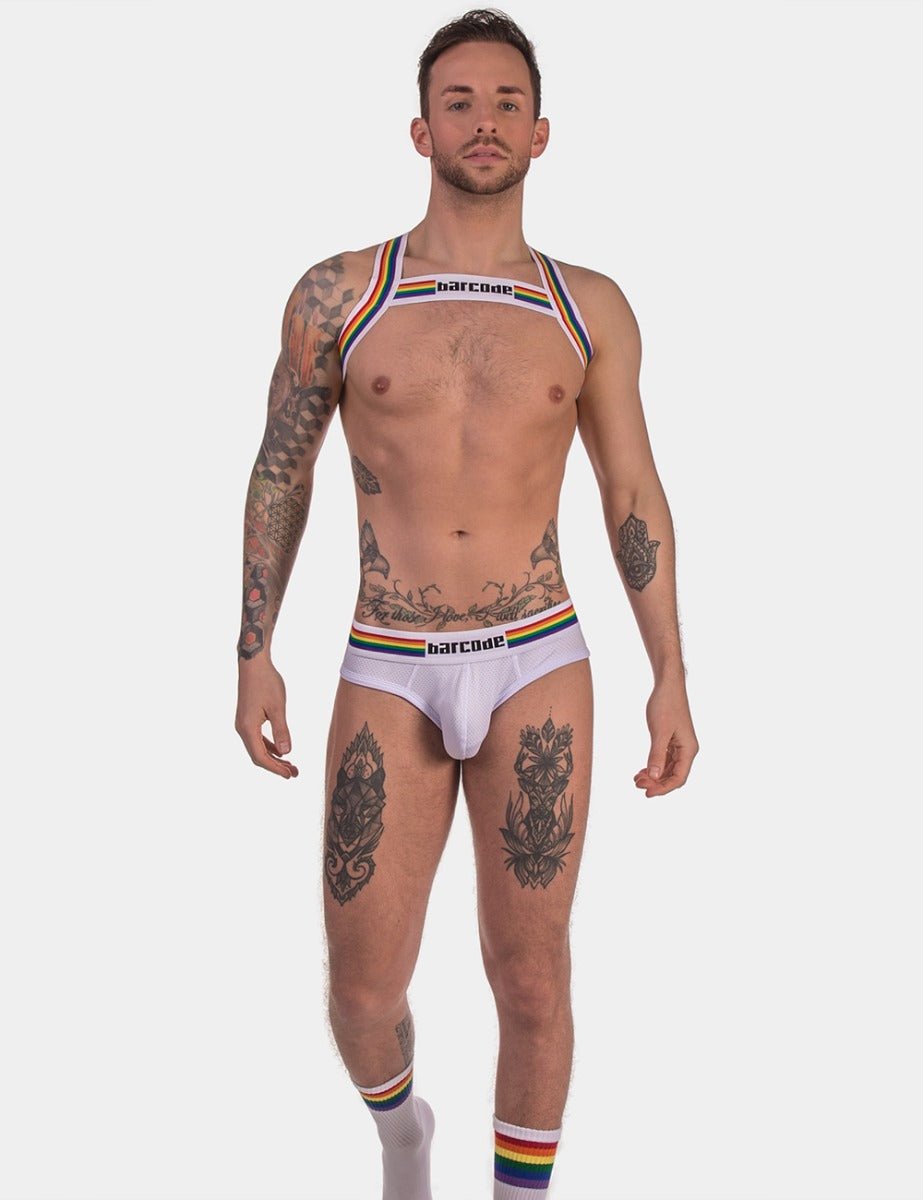 Barcode Berlin Pride Harness White