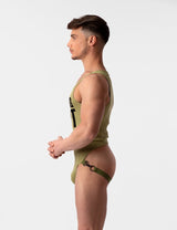 Barcode Berlin Rib Body Fucking Hot Grassland Beige