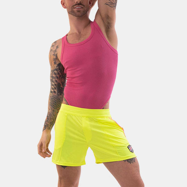 Barcode Berlin Short Luka Neon Green Neon Pink
