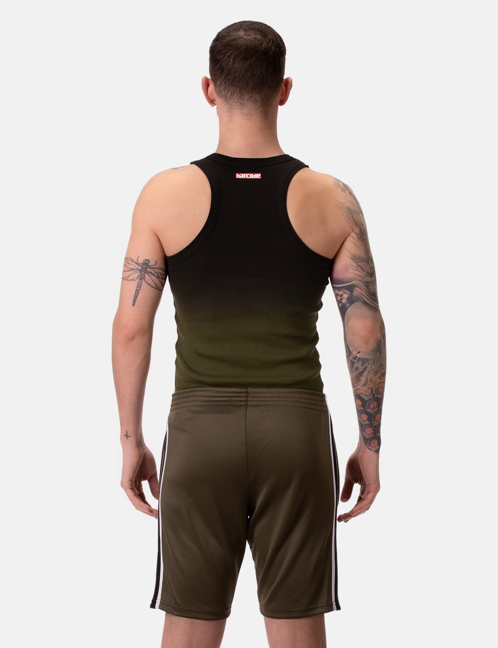 Barcode Berlin Short Tubor Army - FETCH