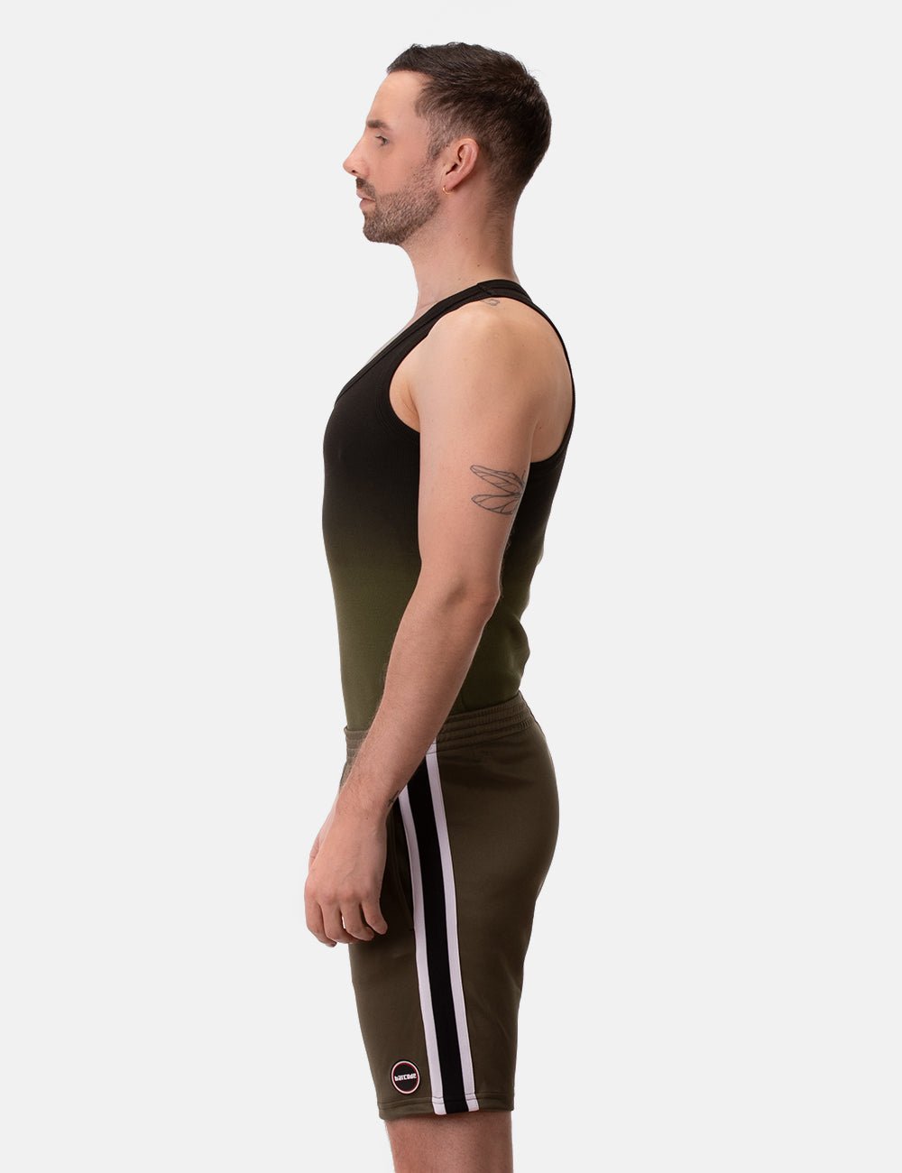 Barcode Berlin Short Tubor Army - FETCH
