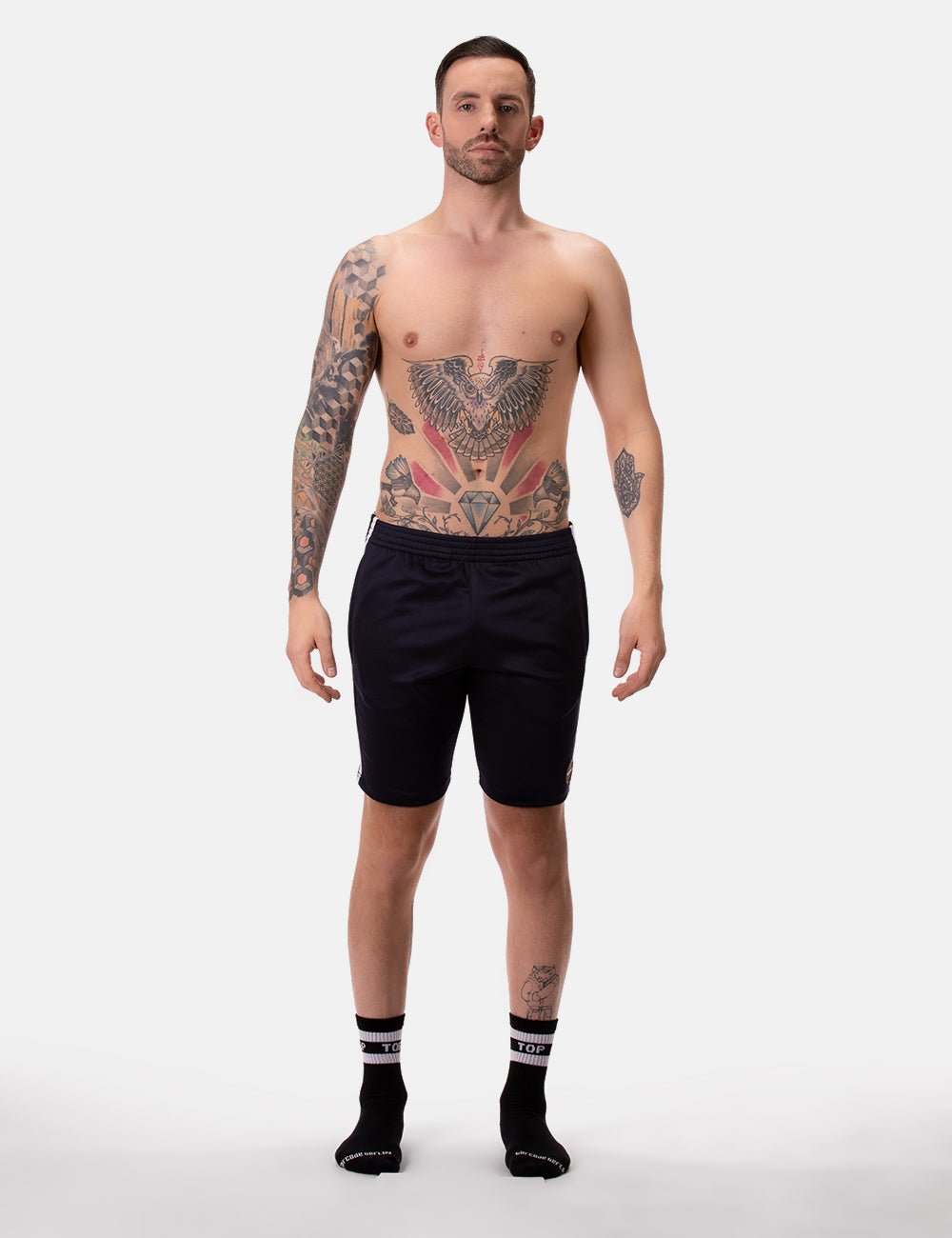 Barcode Berlin Short Tubor Navy - FETCH