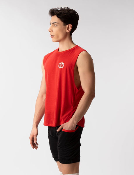 Barcode Berlin Tank Top Kamal Red - FETCH