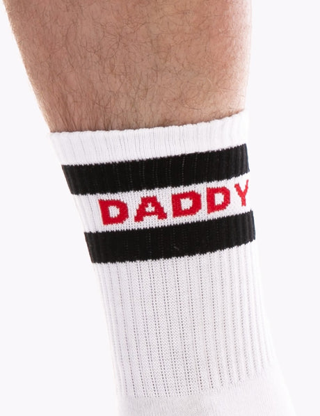 Barcode Berlin Fashion Half Socks Daddy White Black