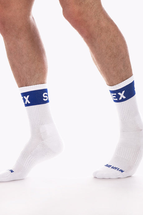 Barcode Berlin Fashion Half Socks Sex White Navy