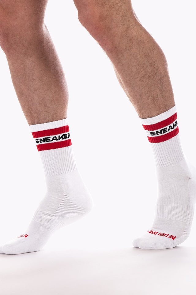 Barcode Berlin Fashion Half Socks Sneaker White Red