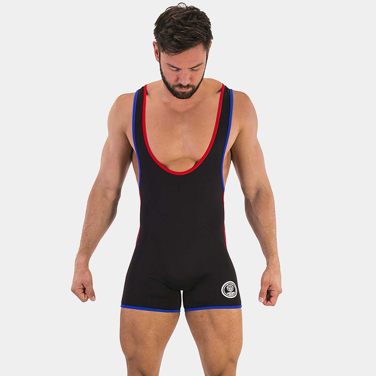 Barcode Berlin Singlet Allan Black Red Royal