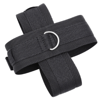 BASIXXX Nylon Cross Cuffs Black