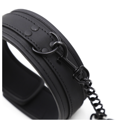 BASIXXX Collar and Leash Black