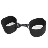 BASIXXX Nylon Wrist Restraints Black