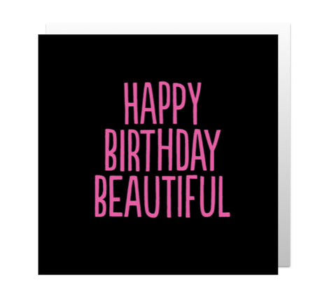 Happy Birthday Beautiful (BF0220) Birthday Card