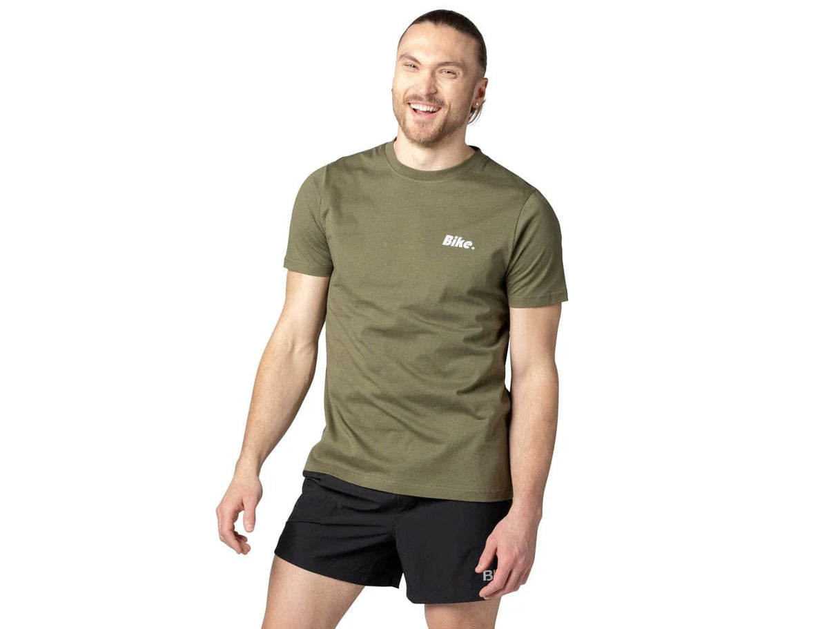 BIKE Logo T Shirt Olive