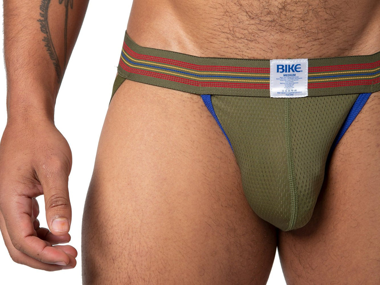 BIKE Mesh Jockstrap Olive