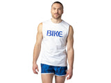 BIKE Sleeveless Logo T Shirt White